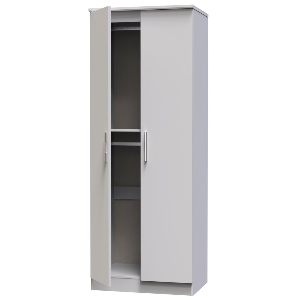 Knightsbridge Tall 2 Door Double Wardrobe