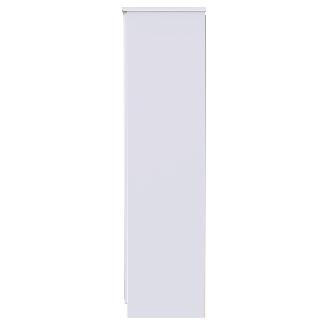 Knightsbridge Tall Mirrored 2 Door Double Wardrobe