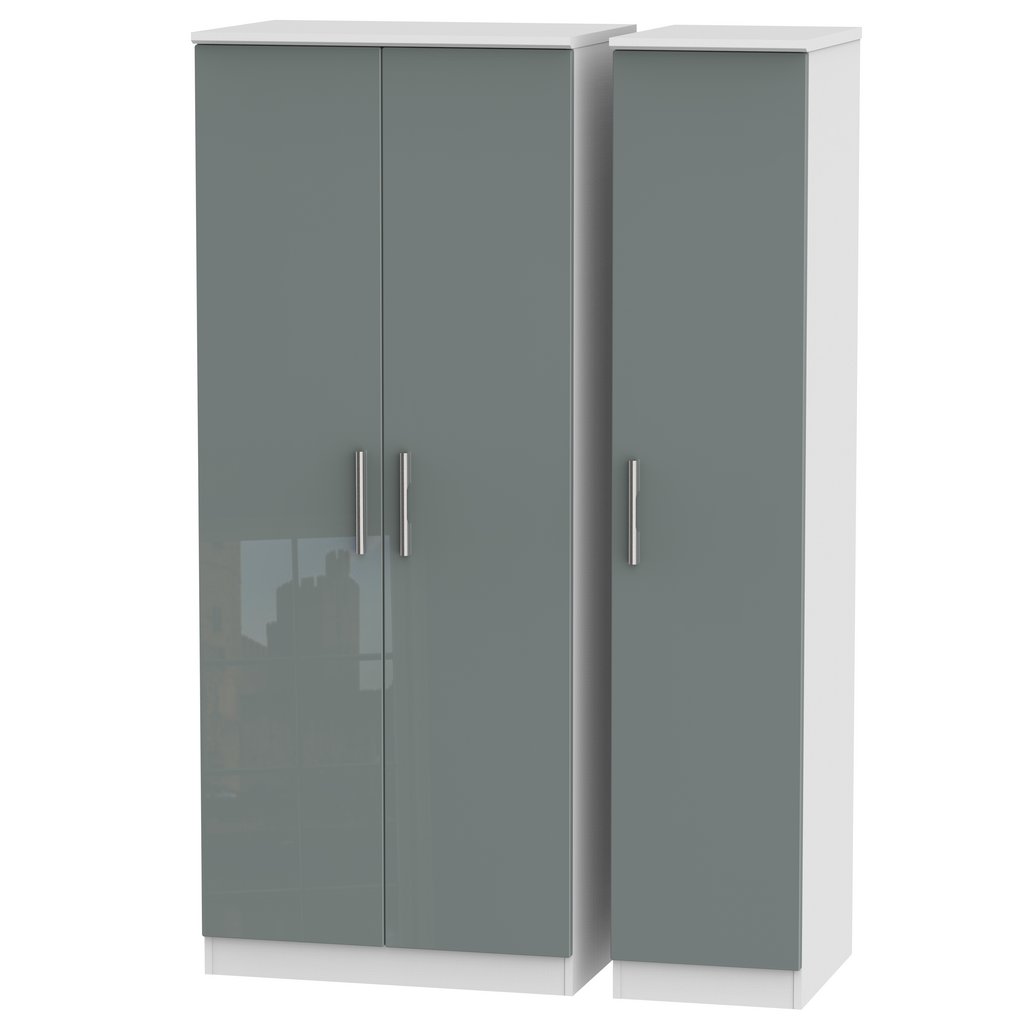 Knightsbridge 3 Door Triple Wardrobe