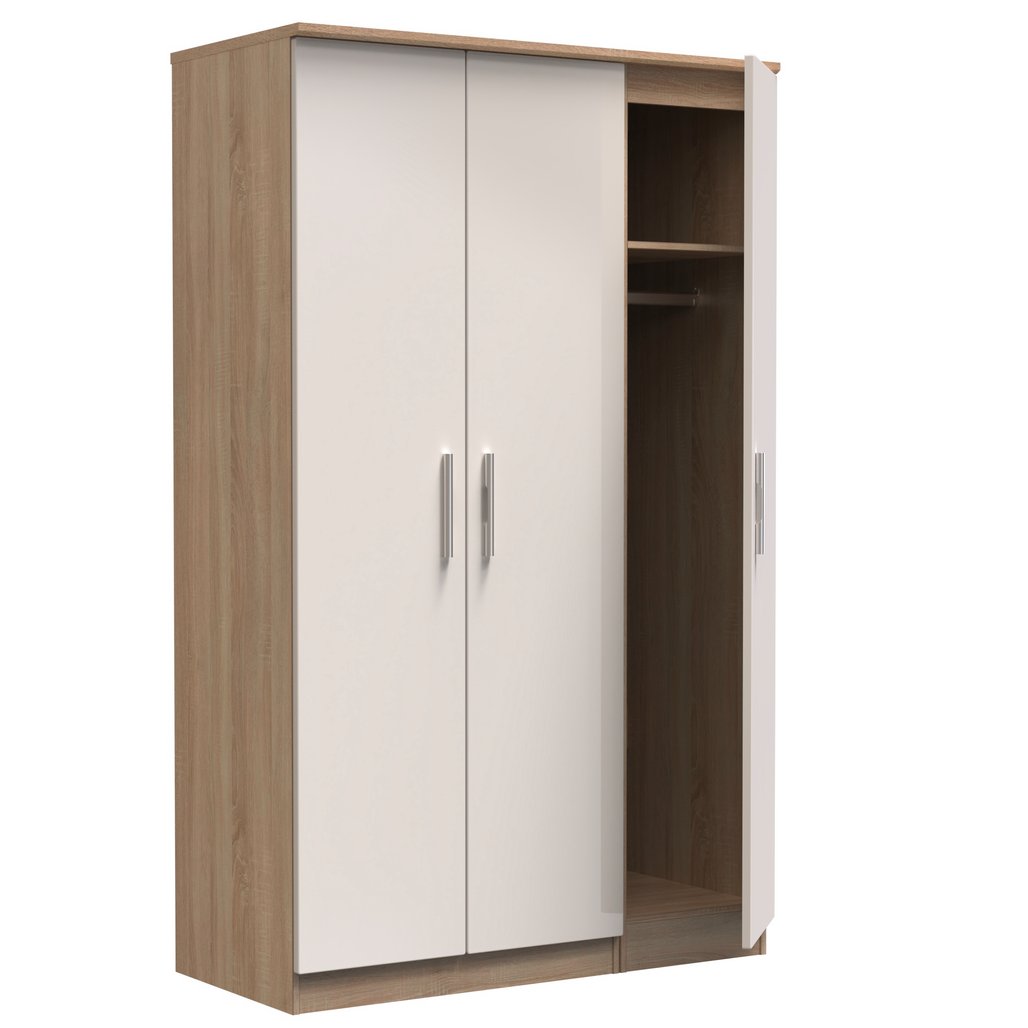 Knightsbridge 3 Door Triple Wardrobe