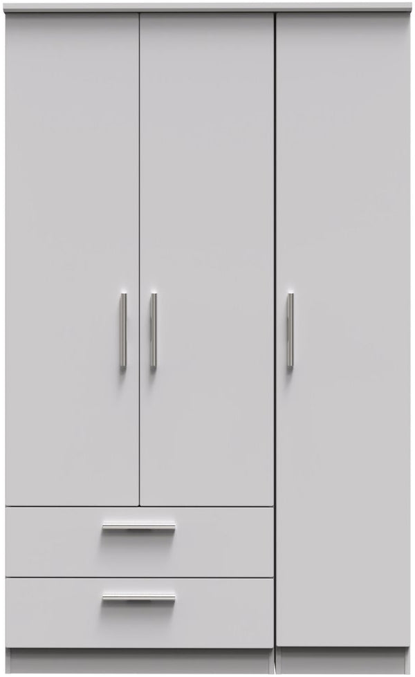 Knightsbridge 2 Drawer 3 Door Triple Wardrobe