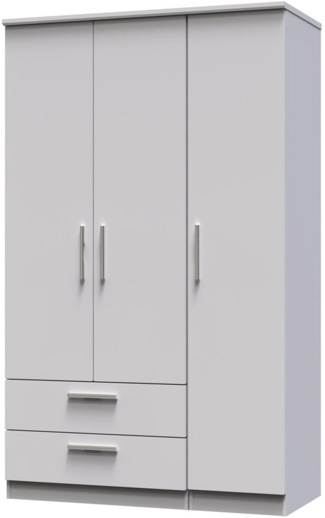 Knightsbridge 2 Drawer 3 Door Triple Wardrobe