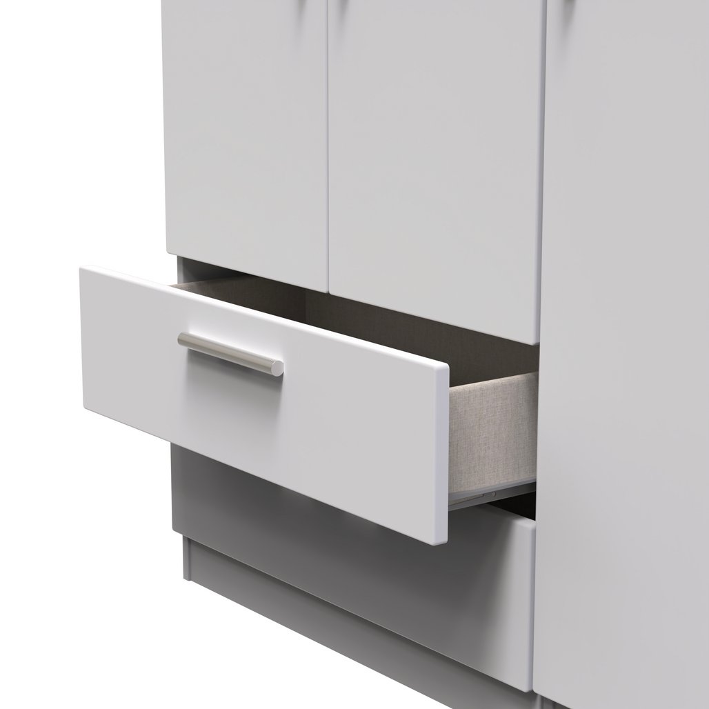 Knightsbridge 2 Drawer 3 Door Triple Wardrobe