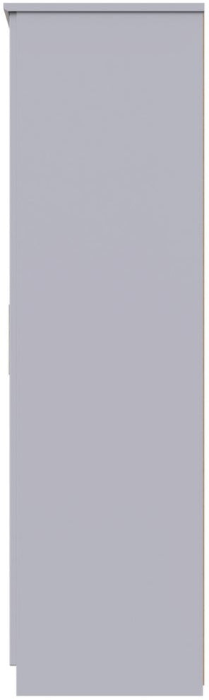 Knightsbridge Mirrored 2 Drawer 3 Door Triple Wardrobe