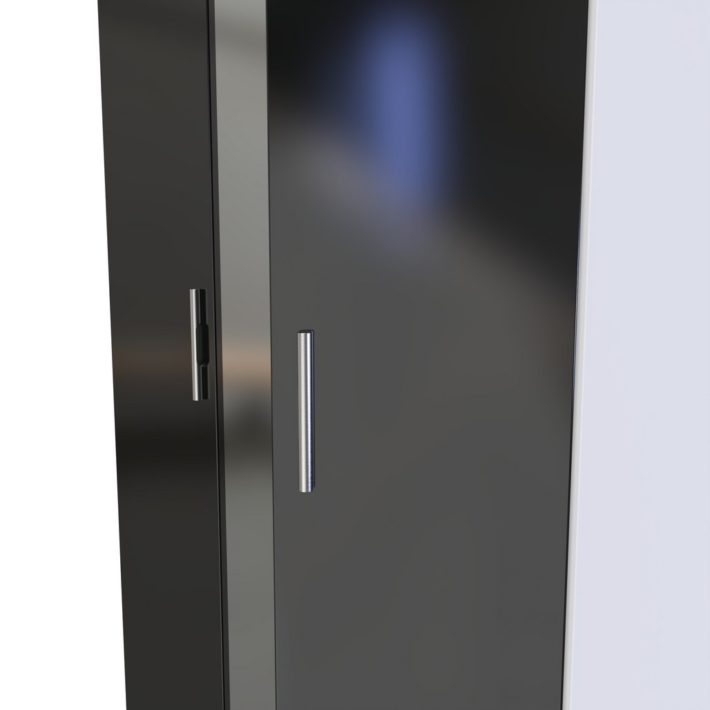 Knightsbridge Mirrored 3 Door Triple Wardrobe