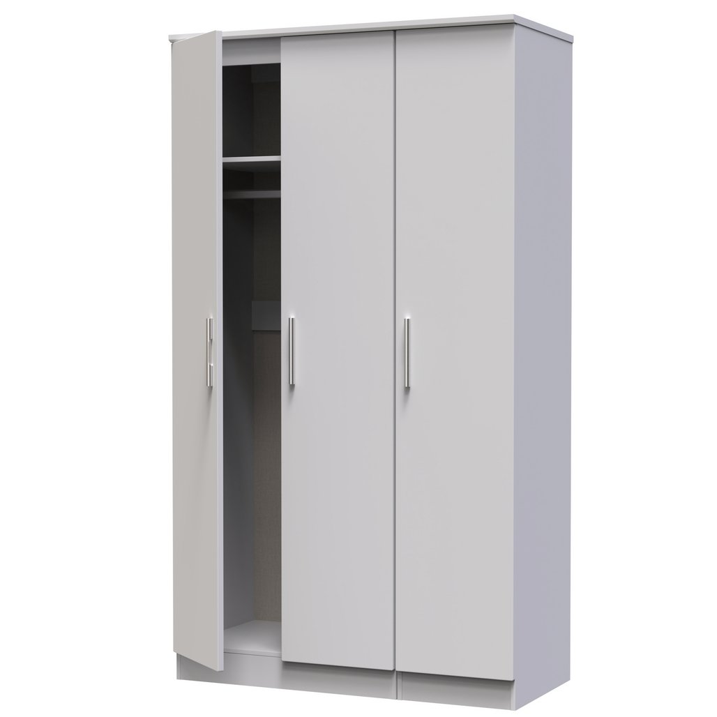 Knightsbridge Tall 3 Door Triple Wardrobe