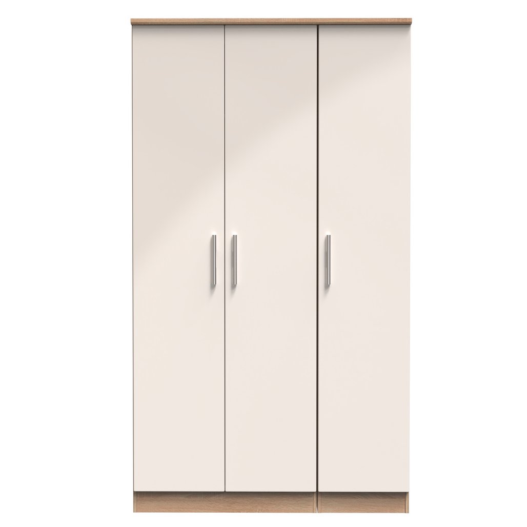 Knightsbridge Tall 3 Door Triple Wardrobe