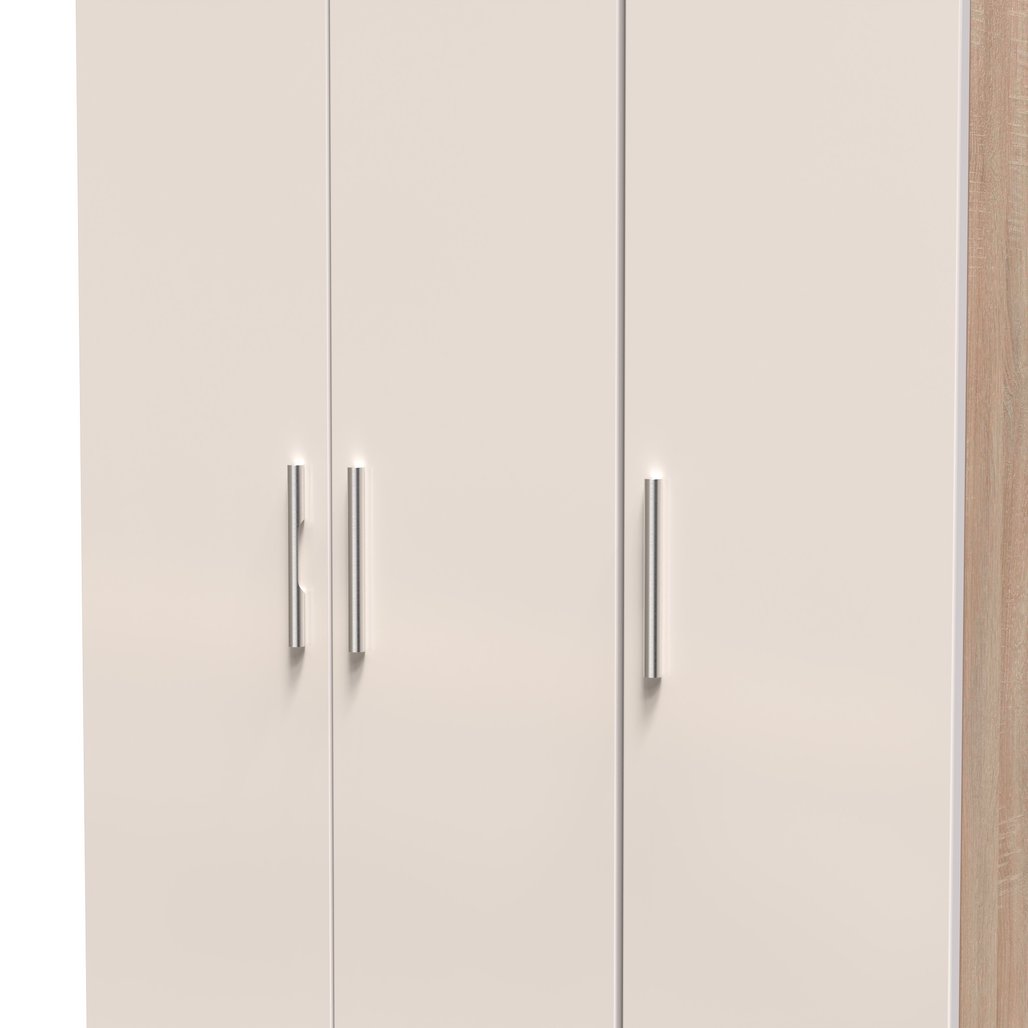 Knightsbridge Tall 3 Door Triple Wardrobe
