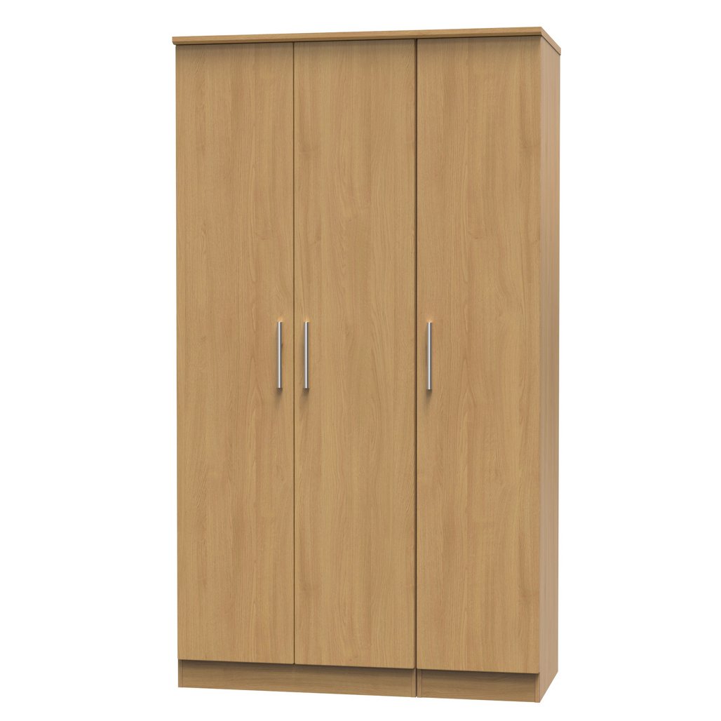 Knightsbridge Tall 3 Door Triple Wardrobe
