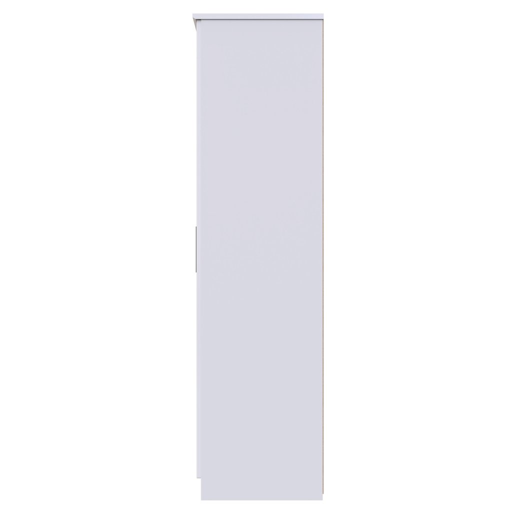 Knightsbridge Tall Large 2 Drawer 3 Door Triple Wardrobe
