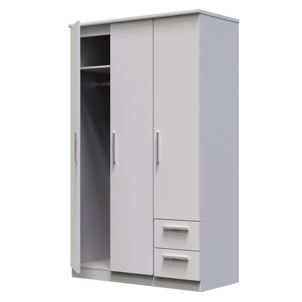 Knightsbridge 2 Drawer 3 Door Triple Wardrobe