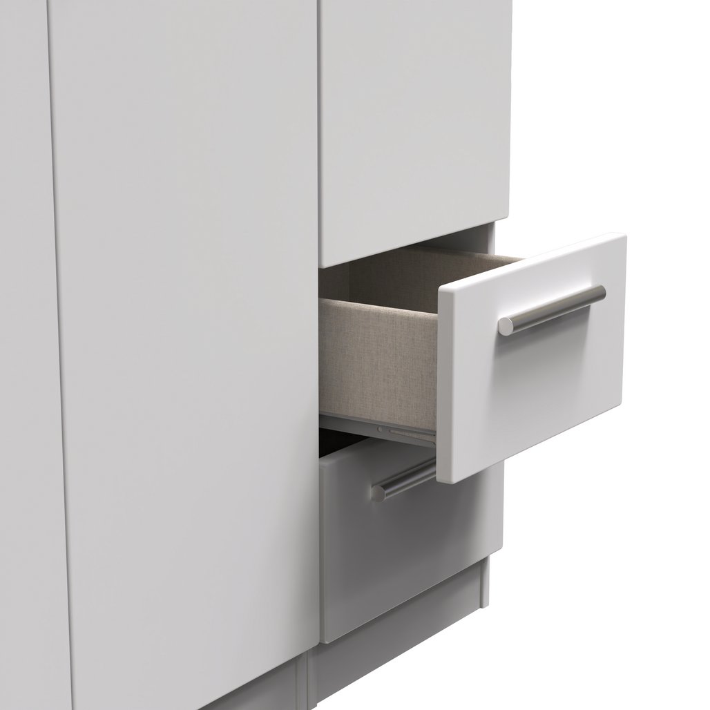 Knightsbridge 2 Drawer 3 Door Triple Wardrobe