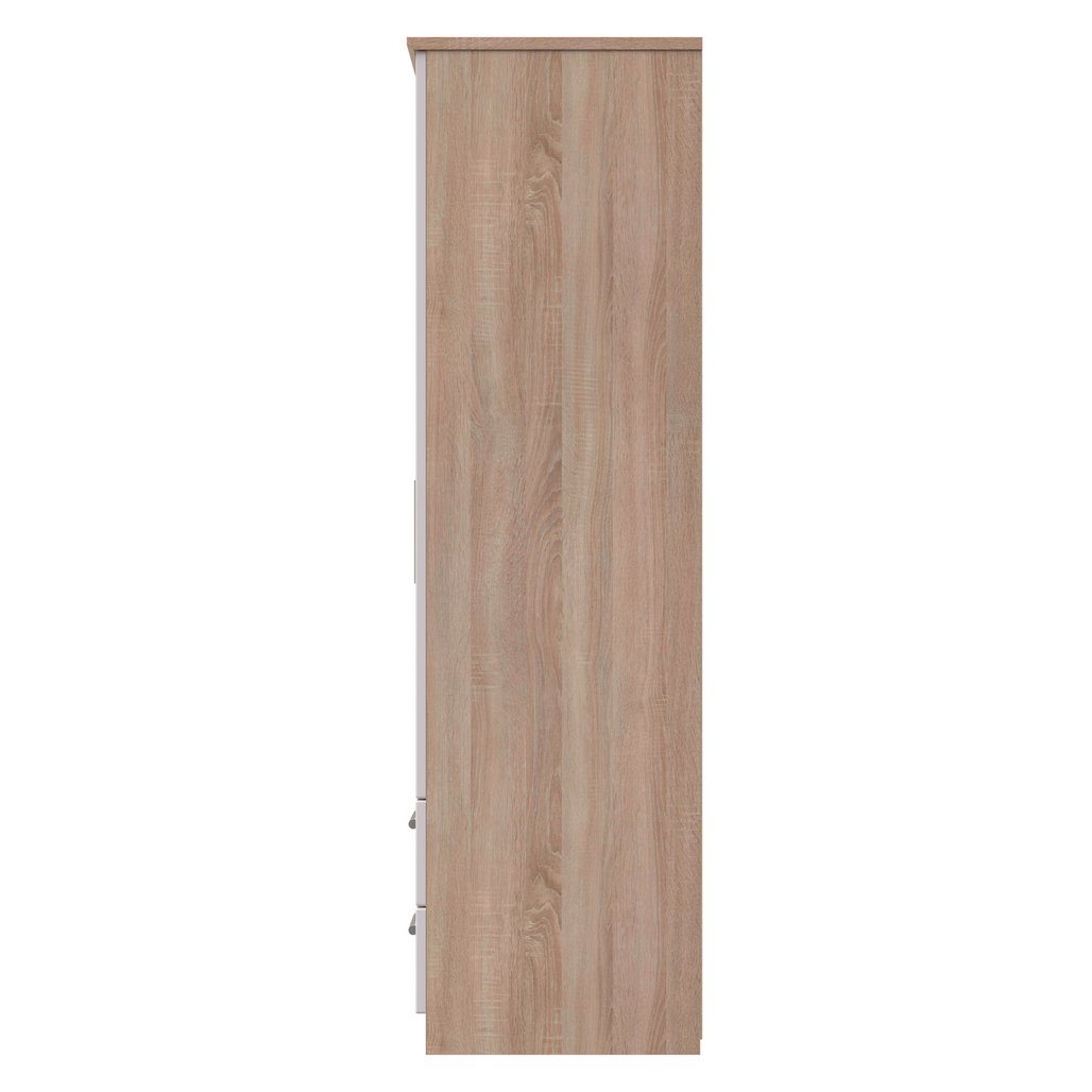 Knightsbridge 2 Drawer 3 Door Triple Wardrobe