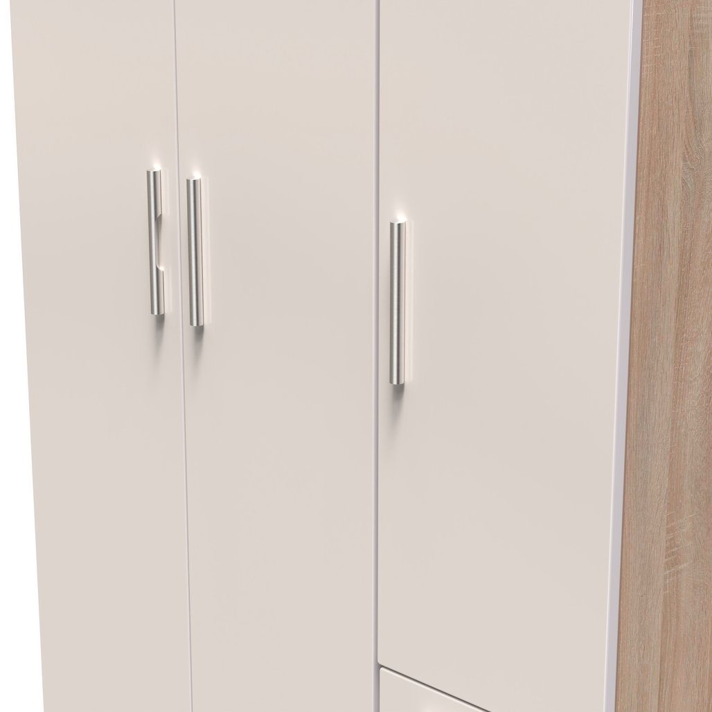 Knightsbridge 2 Drawer 3 Door Triple Wardrobe