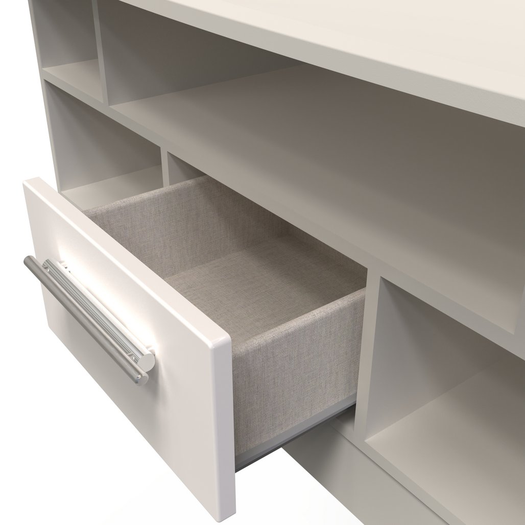 Knightsbridge 1 Drawer TV Unit with Open shelving