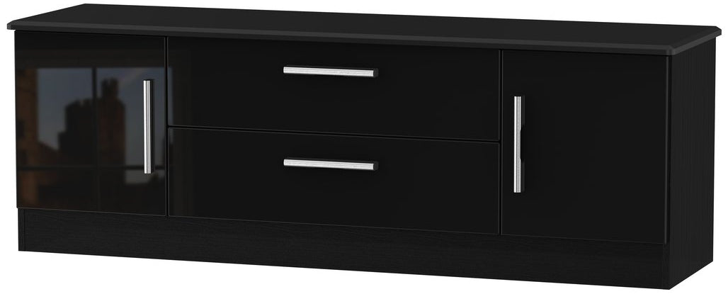 Knightsbridge Wide 2 Door 2 Drawer TV Unit