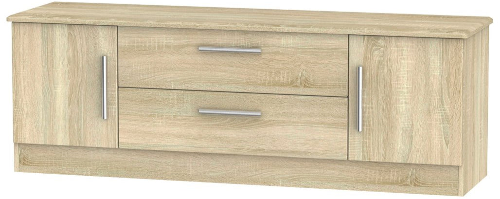 Knightsbridge Wide 2 Door 2 Drawer TV Unit