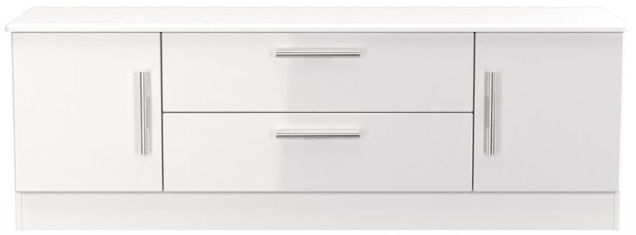 Knightsbridge Wide 2 Door 2 Drawer TV Unit