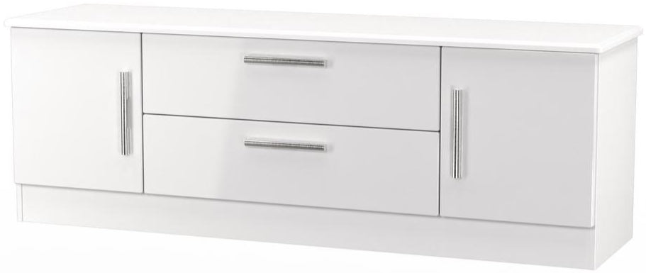 Knightsbridge Wide 2 Door 2 Drawer TV Unit