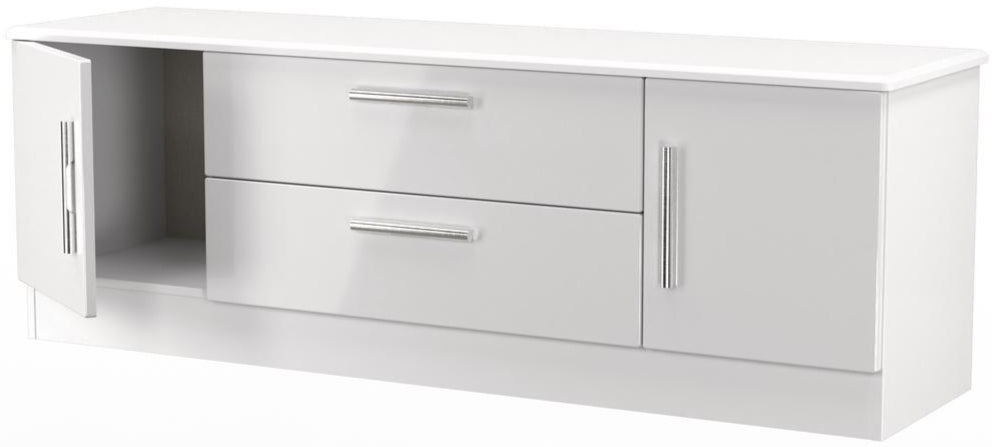 Knightsbridge Wide 2 Door 2 Drawer TV Unit