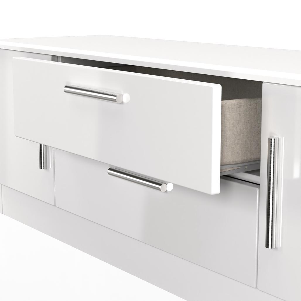 Knightsbridge Wide 2 Door 2 Drawer TV Unit