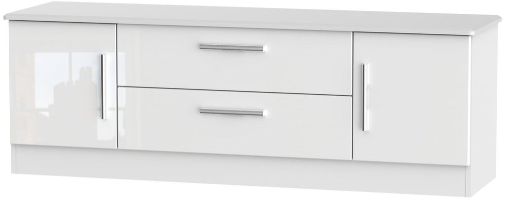 Knightsbridge Wide 2 Door 2 Drawer TV Unit
