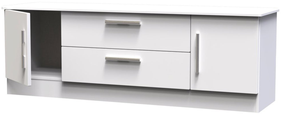 Knightsbridge Wide 2 Door 2 Drawer TV Unit