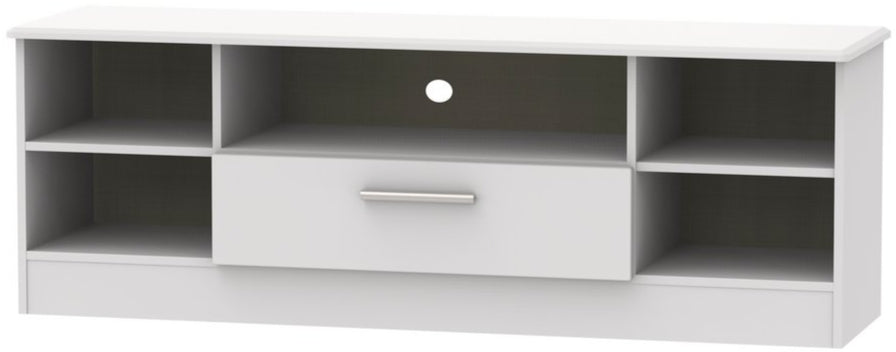 Knightsbridge Wide 1 Drawer TV Unit with Open Shelving