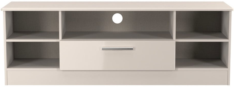 Knightsbridge Wide 1 Drawer TV Unit with Open Shelving