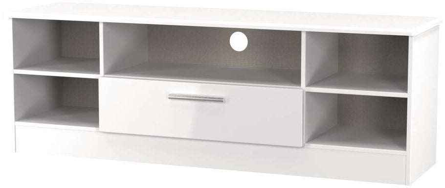Knightsbridge Wide 1 Drawer TV Unit with Open Shelving