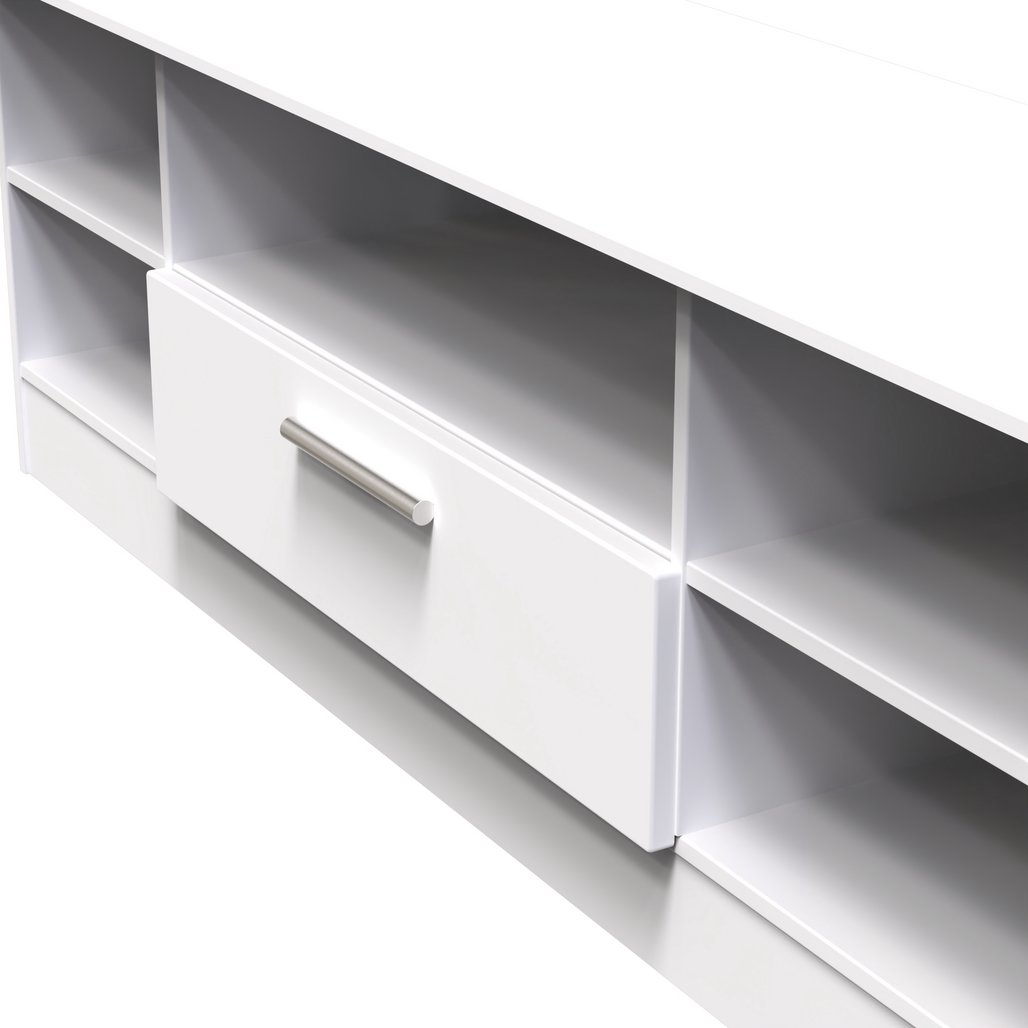 Knightsbridge Wide 1 Drawer TV Unit with Open Shelving