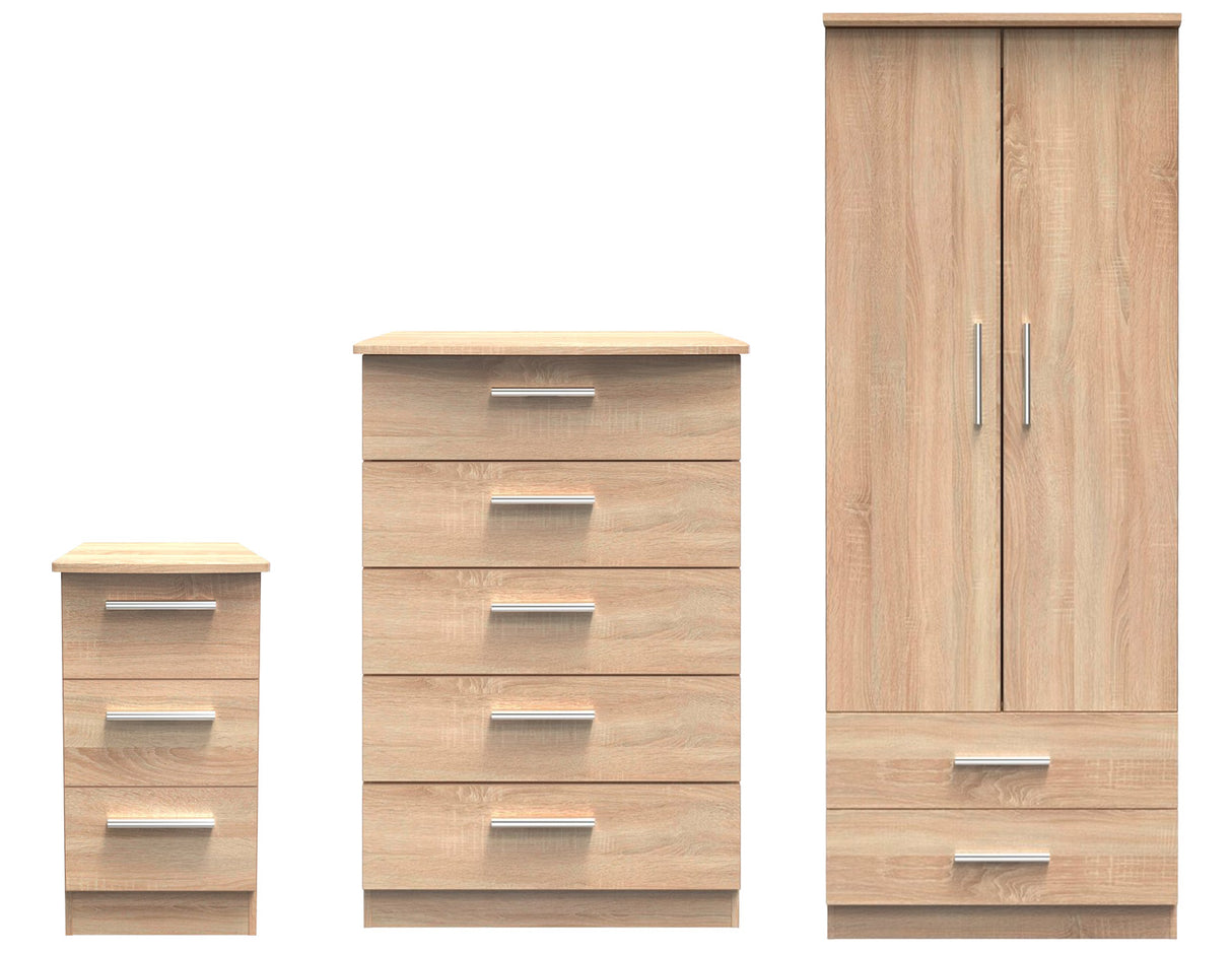 Knightsbridge 3 Piece Bedroom Set