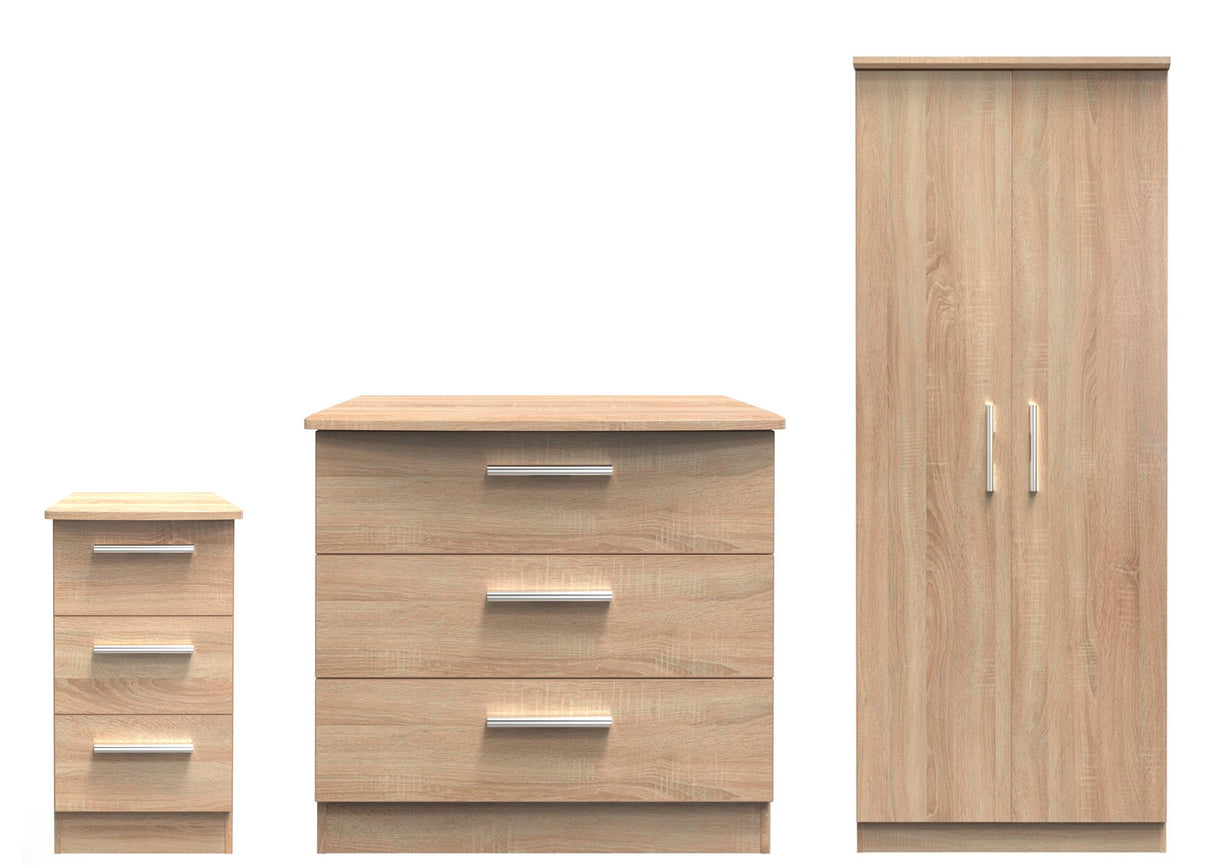 Knightsbridge 3 Piece Bedroom Set