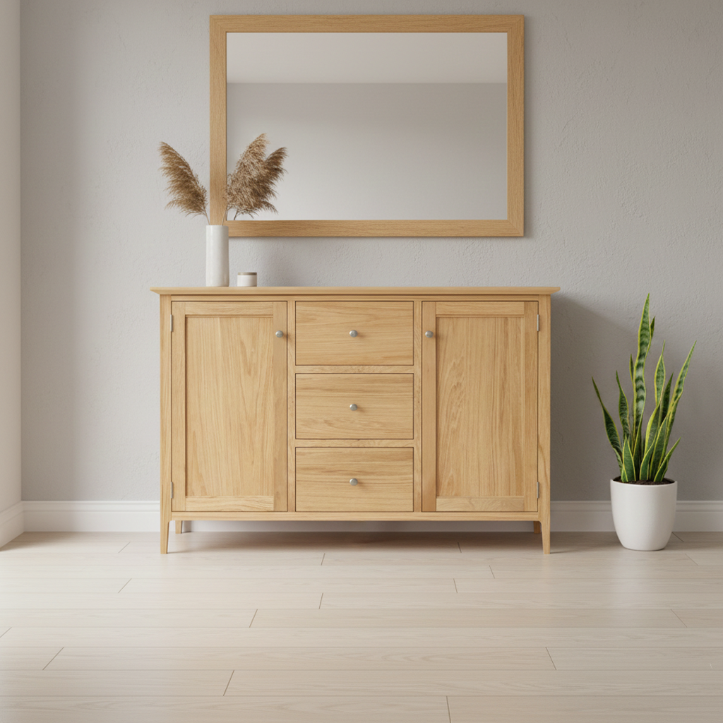 Saxon 2 Door 3 Drawer Large Sideboard