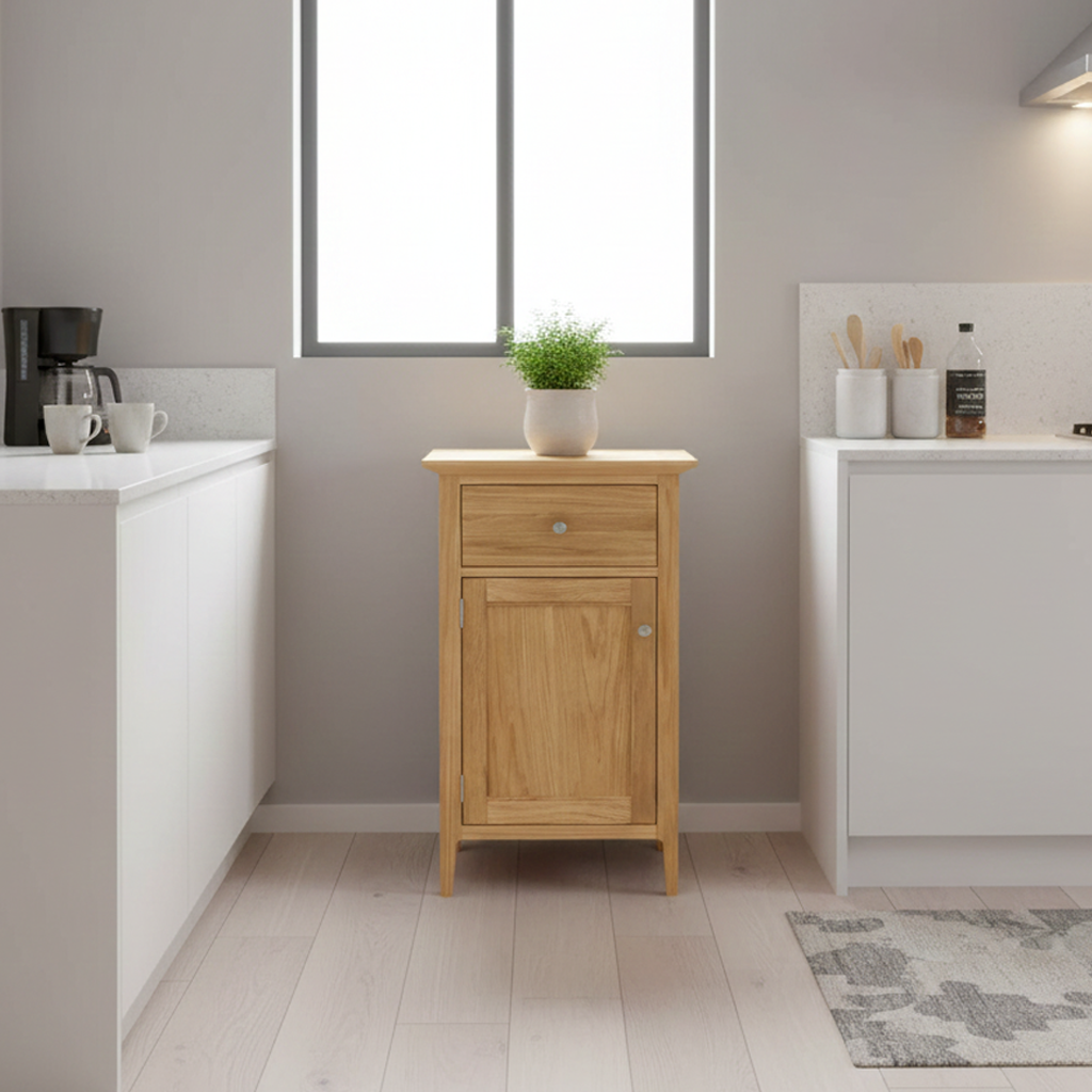 Saxon 1 Door 1 Drawer Cupboard