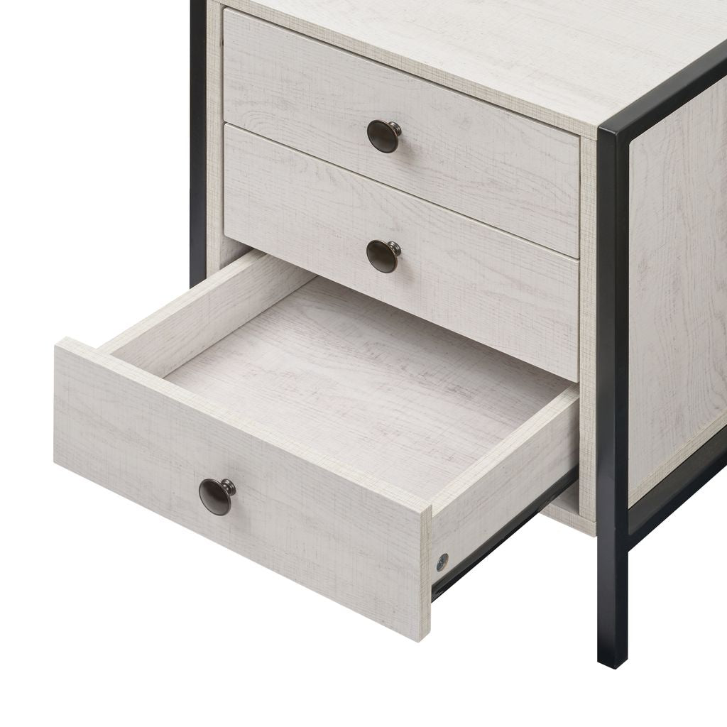 Alva 3 Drawer Bedside Table