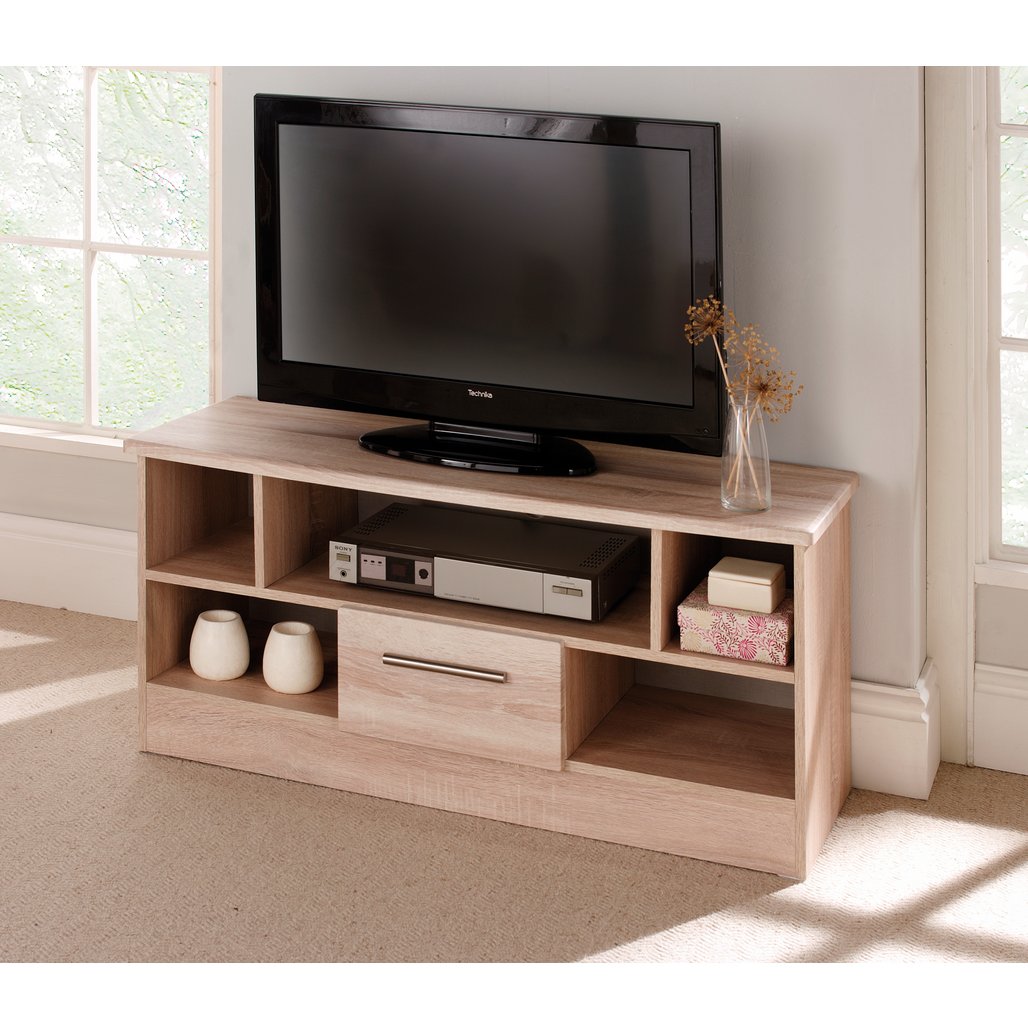 Knightsbridge 1 Drawer TV Unit with Open shelving