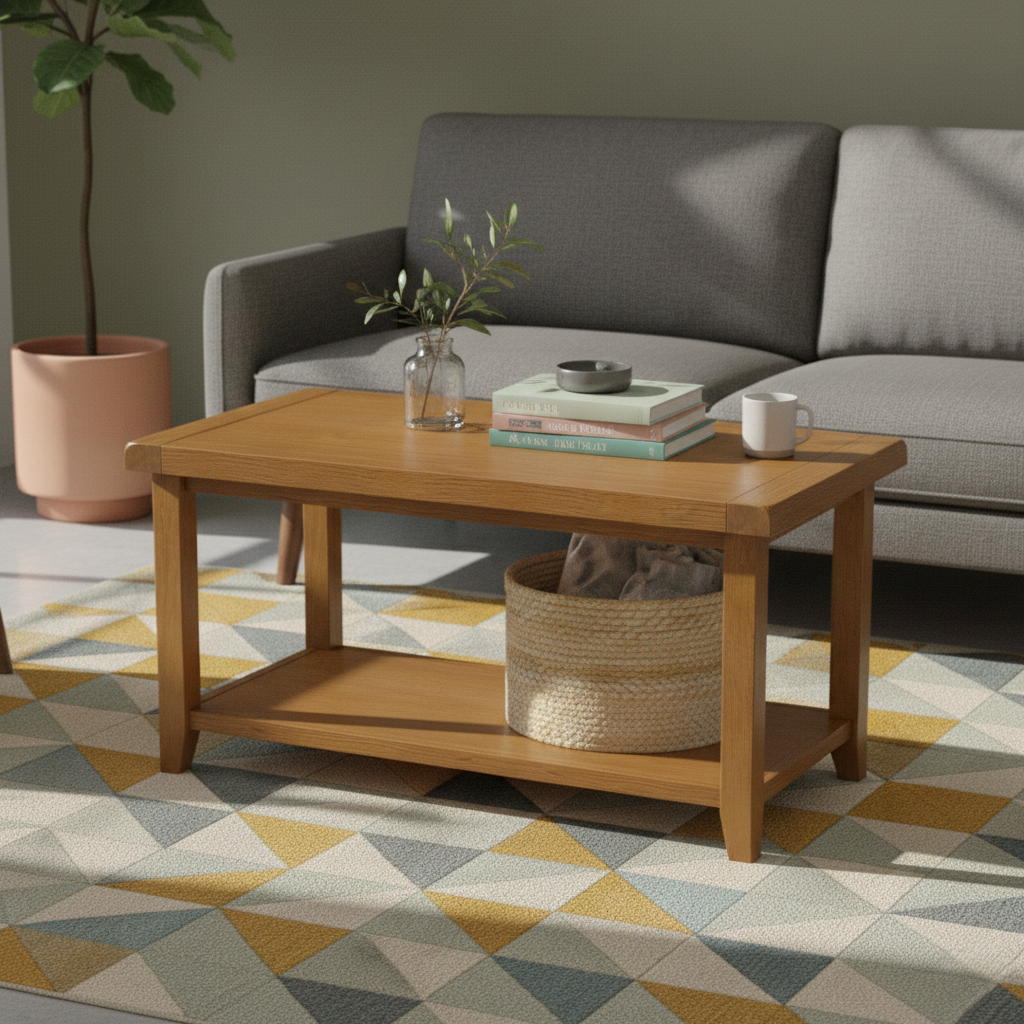 Bryce Open Shelf Coffee Table
