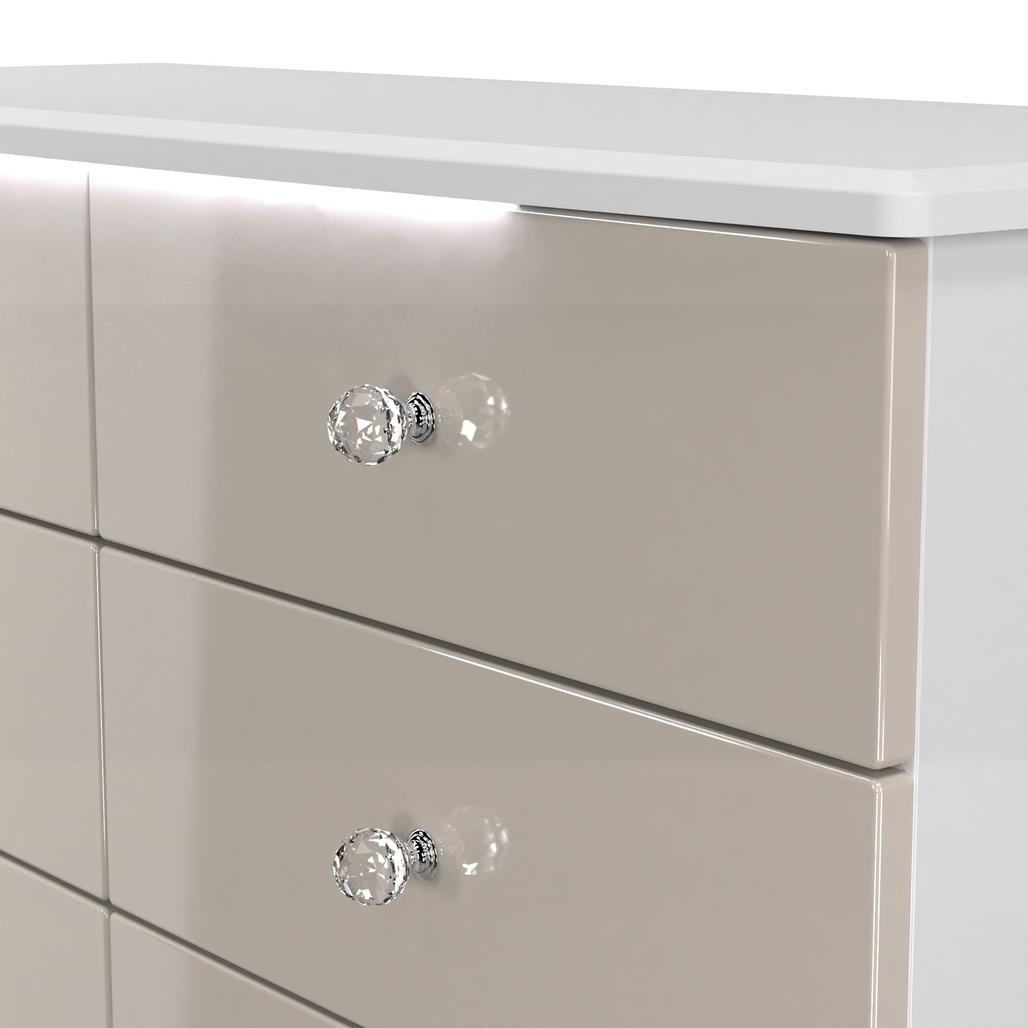Lumiere 6 Drawer Midi Chest with Built-In Lights