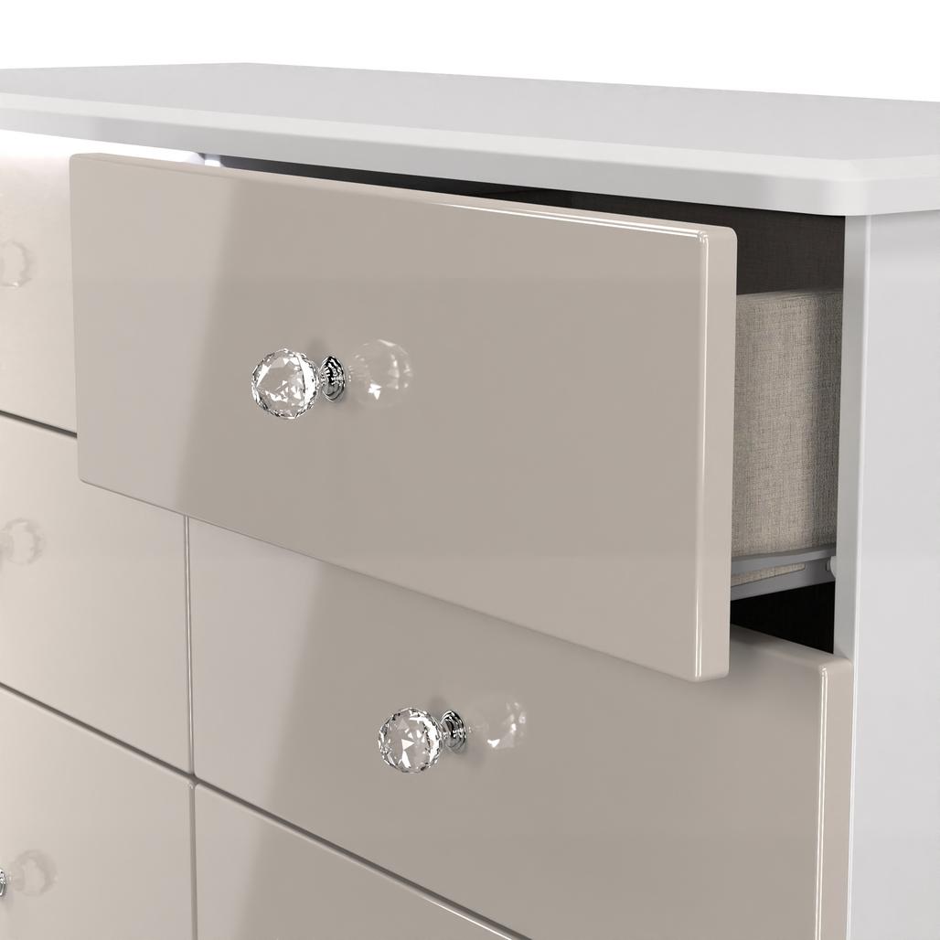 Lumiere 6 Drawer Midi Chest with Built-In Lights