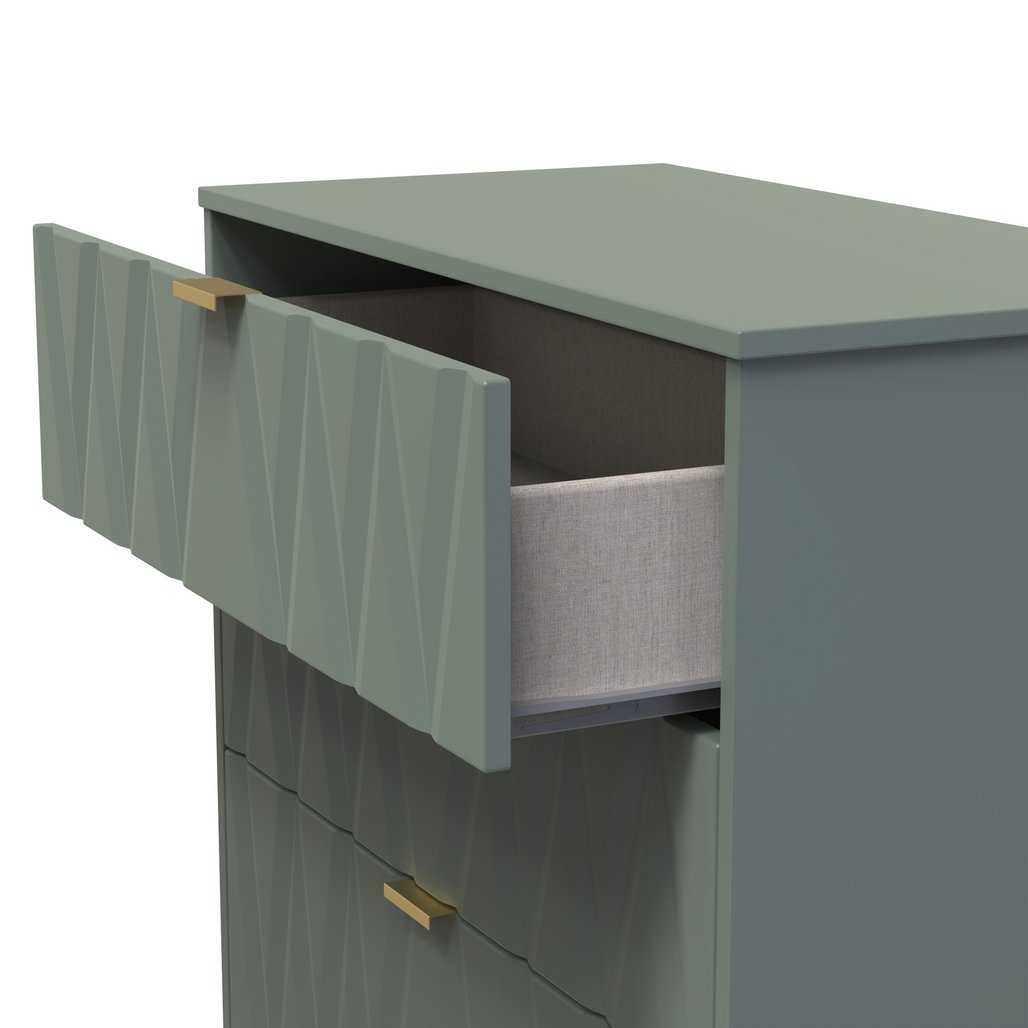 Las Vegas 3 Drawer Deep Chest with Gold Handles