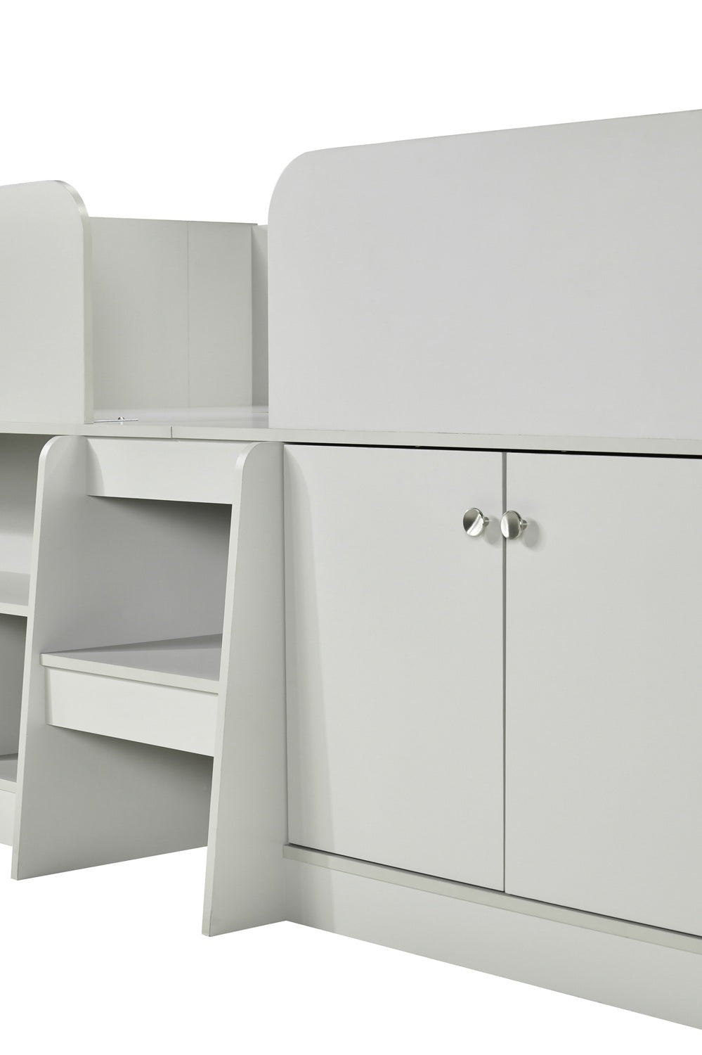 Nova Low Sleeper Children's Bed Frame with Shelves