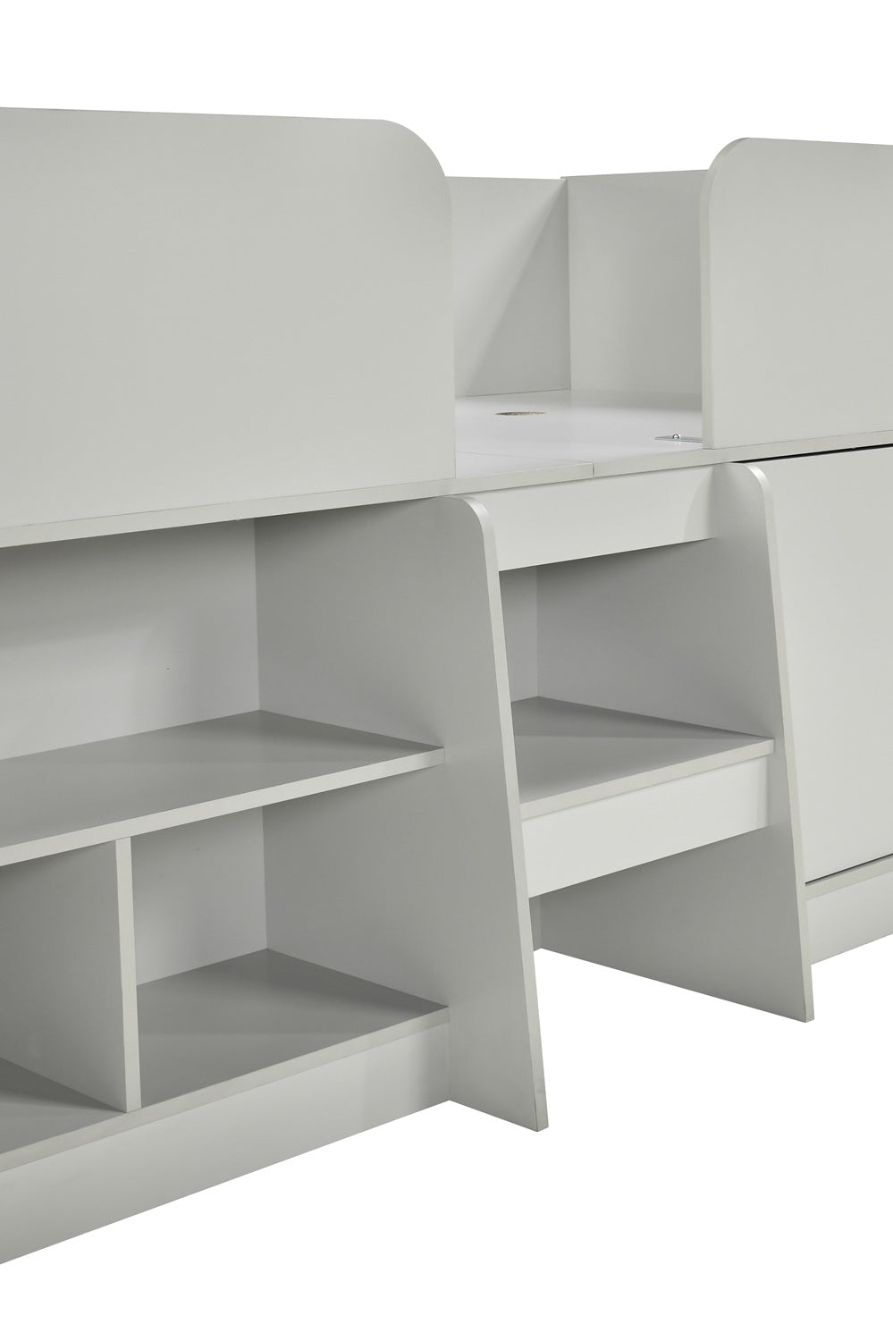 Nova Low Sleeper Children's Bed Frame with Shelves