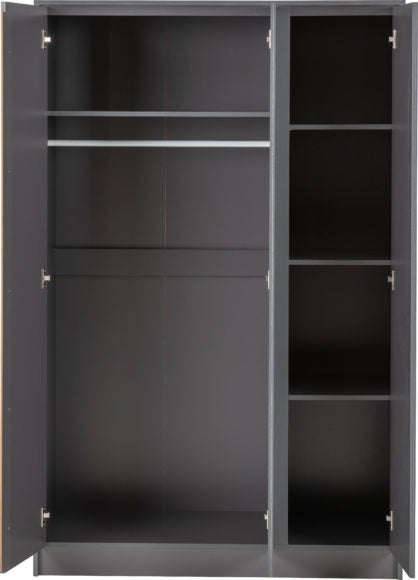 Malvern 3 Door Triple Wardrobe