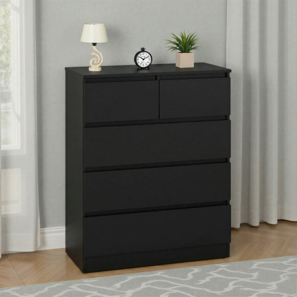 Malvern 3+2 Drawer Chest of Drawers