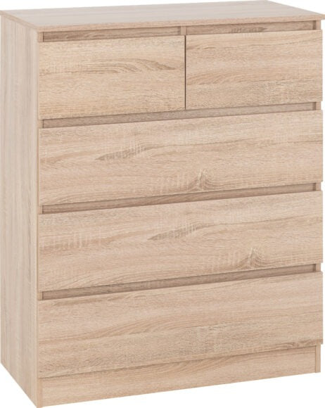 Malvern 3+2 Drawer Chest of Drawers