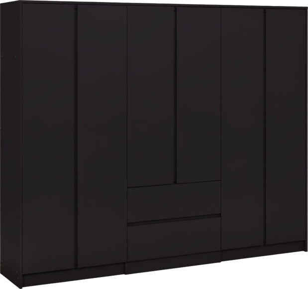 Malvern 6 Door 2 Drawer Wardrobe