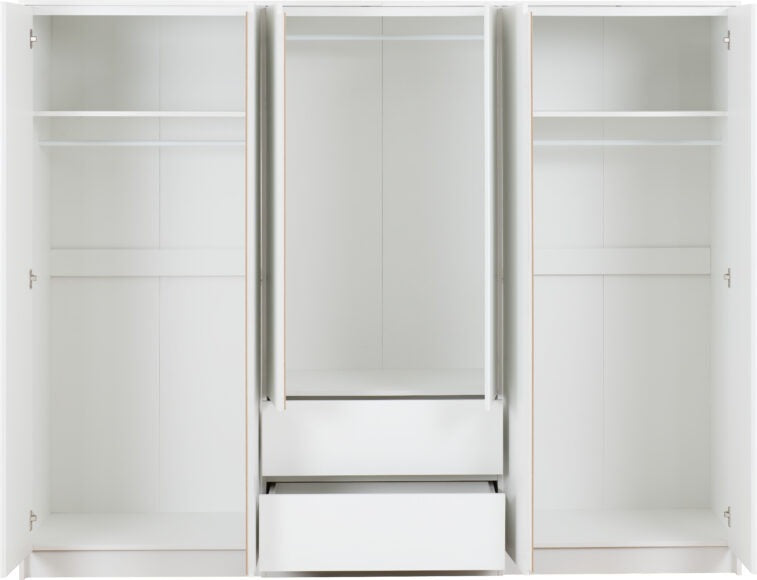 Malvern 6 Door 2 Drawer Wardrobe