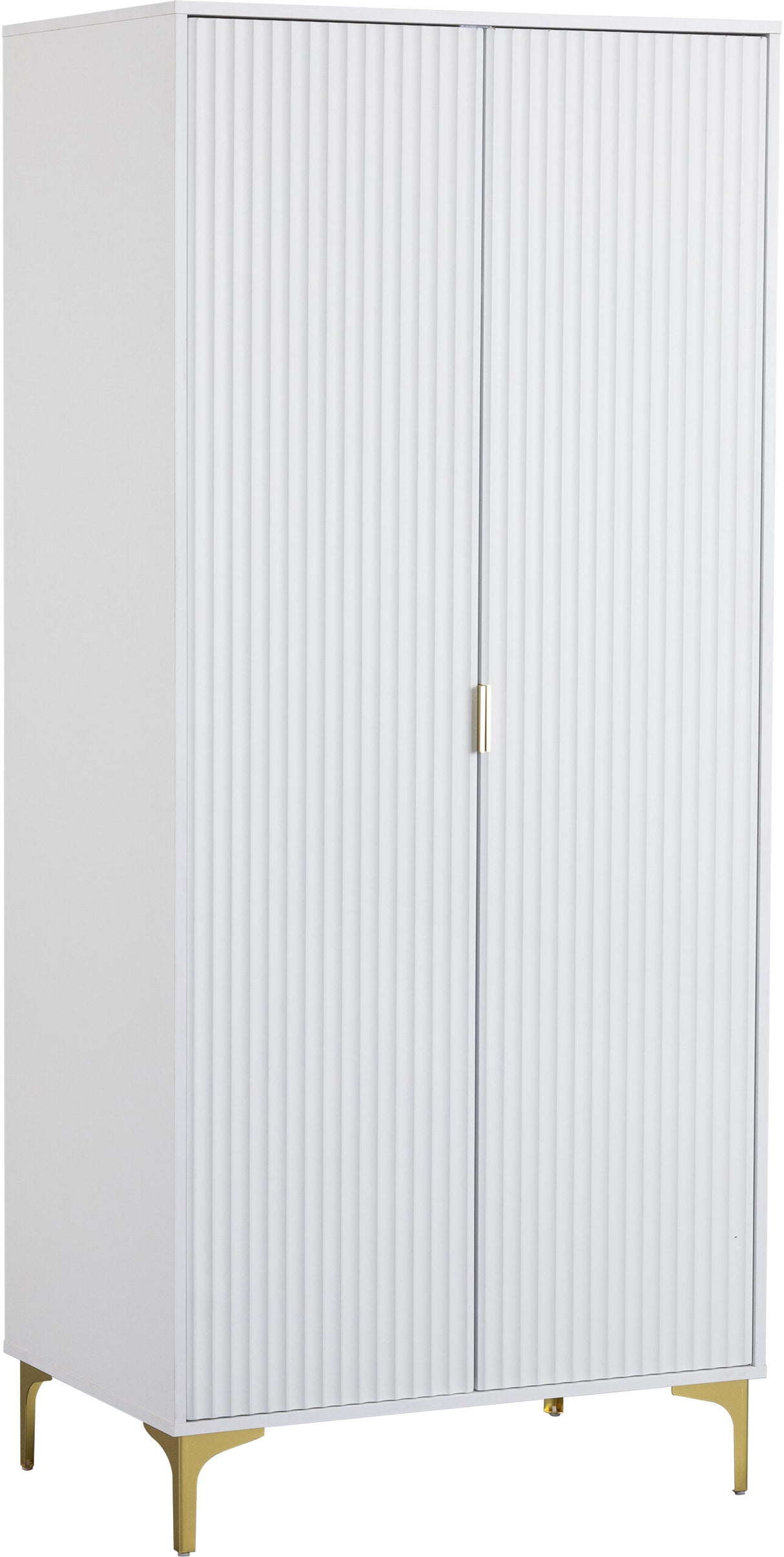 Miami Ridged 2 Door Fluted Double Wardrobe