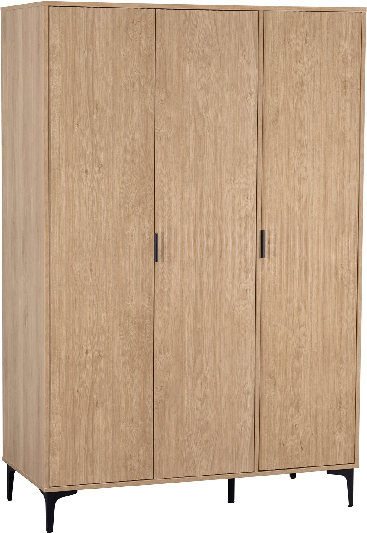 Miami Ridged 3 Door Fluted Triple Wardrobe